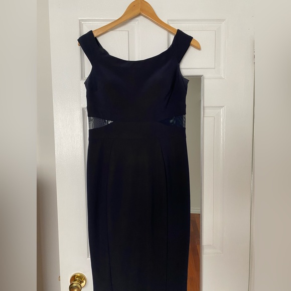 BaNites size 8 Semi-Formal dress with sexy mesh inserts at waist. - Picture 2 of 15